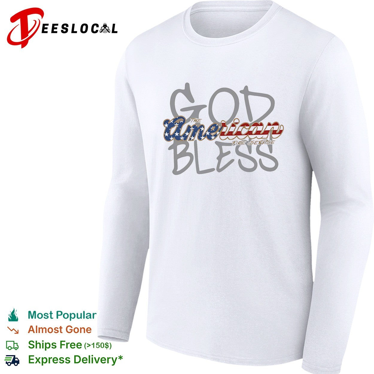 God Bless The American Fire Service USA flag shirt