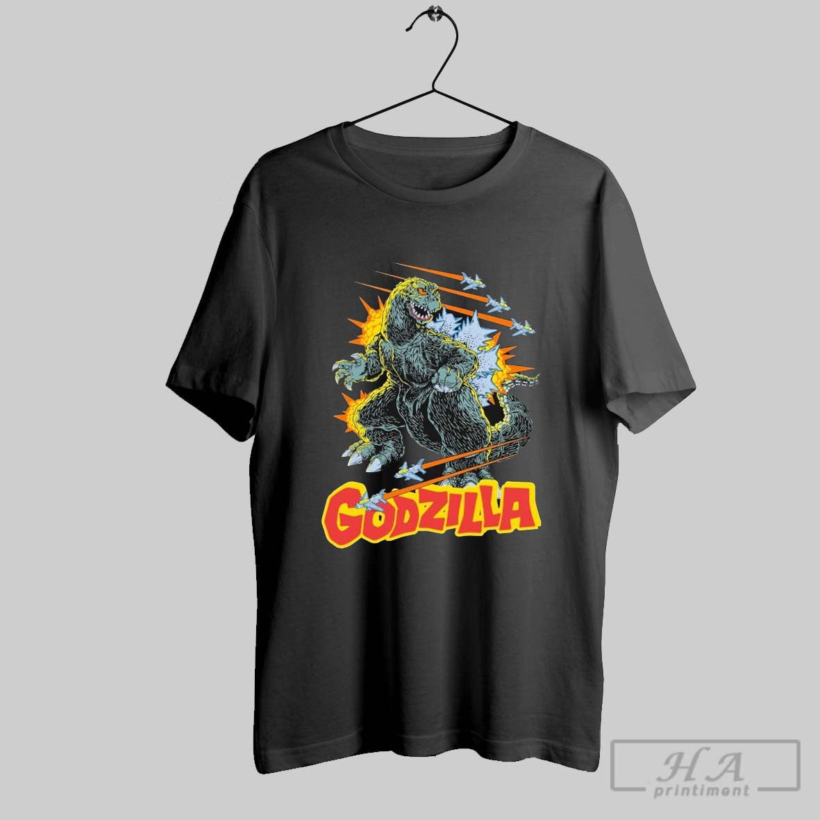 Godzilla Attacks T Shirts - clothing by TeeHivey.com