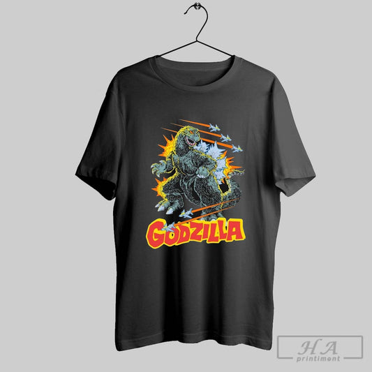 Godzilla Attacks T Shirts - clothing by TeeHivey.com
