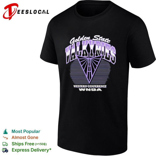 Golden State Valkyries Western Conference WNBA logo shirt