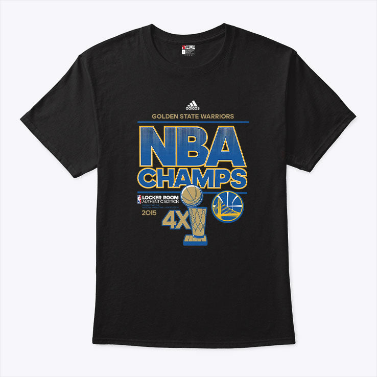 Golden State Warriors NBA Champs 2015 4X T Shirt