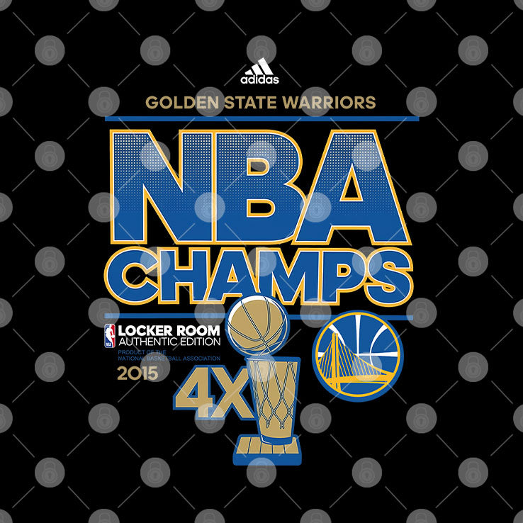 Golden State Warriors NBA Champs 2015 4X T Shirt