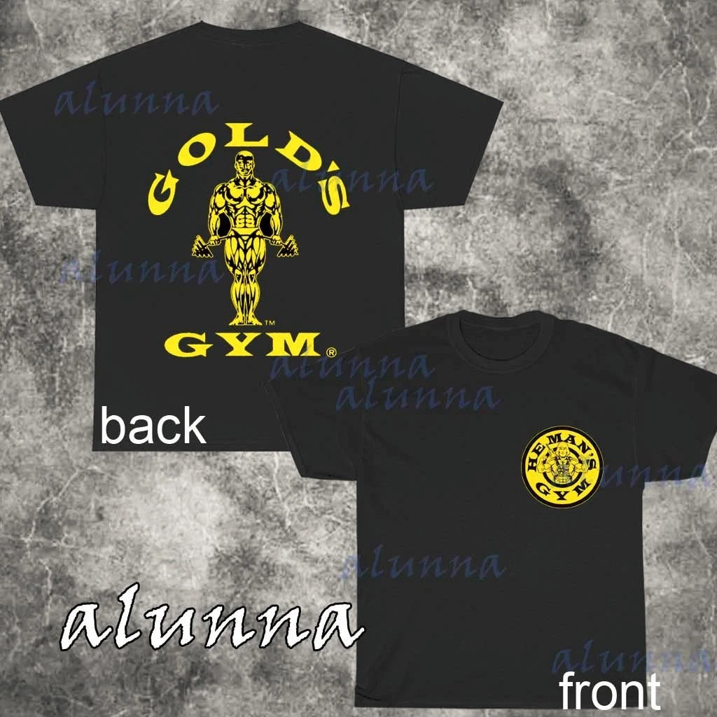 Golds Gym Logo Essential Logo American Men's Unisex T-Shirt Funny Size S to 5XL