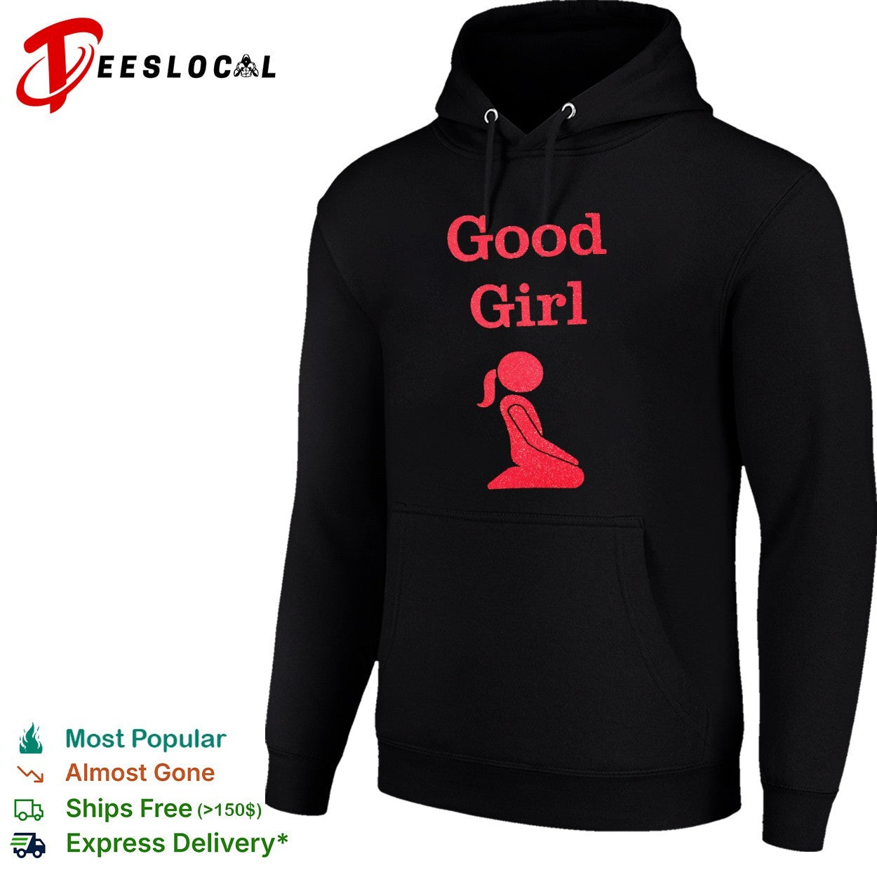 Good Girl Red Glitter shirt