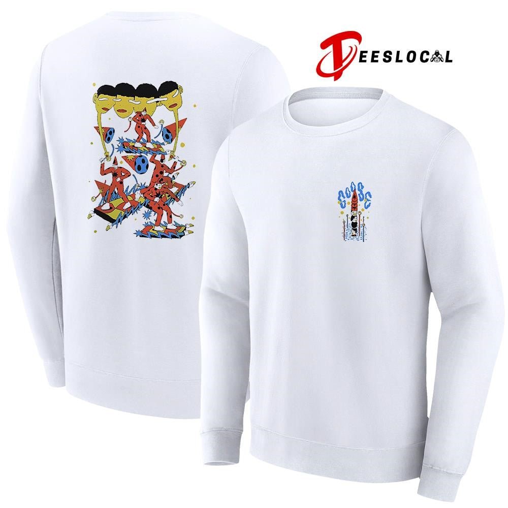 Goose Holiday drop magic carpet art shirt