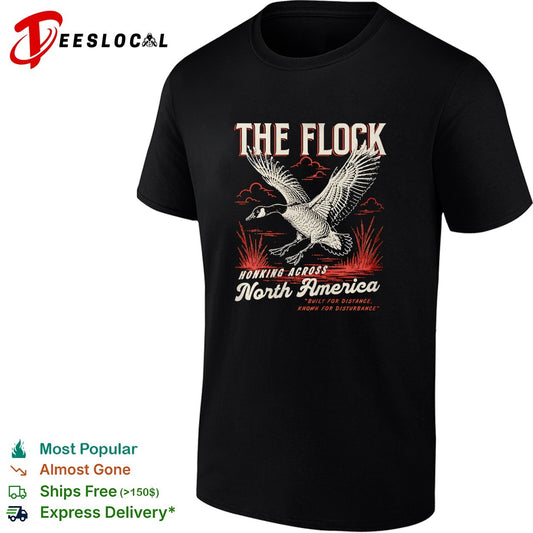 Goose flying the flock honking across North America shirt