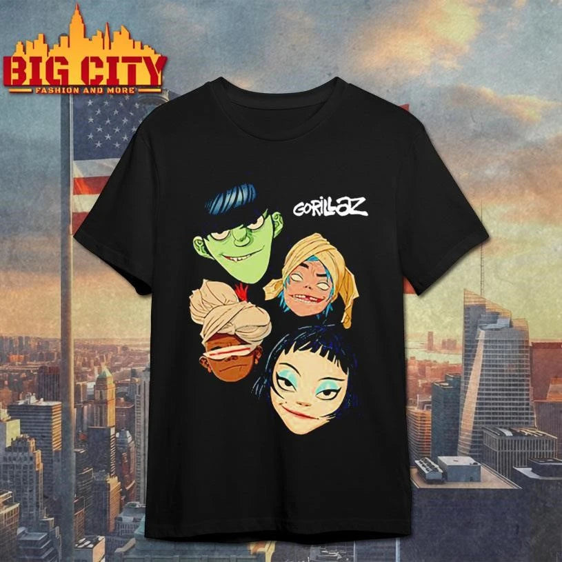 Gorillaz The Mountain Heads Graphic Shirt