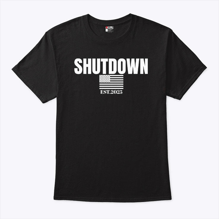 Government Shutdown Est 2025 T Shirt