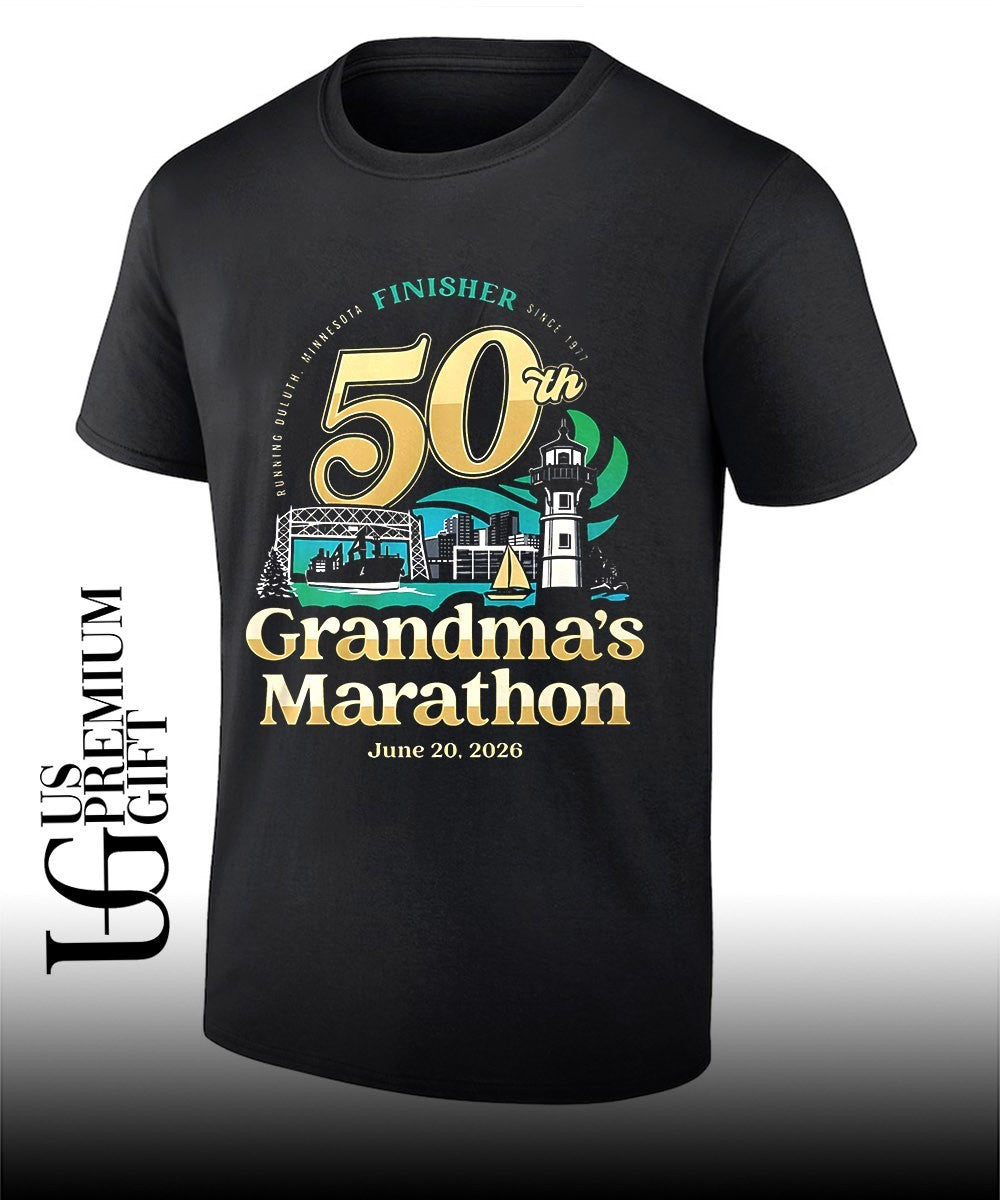 Grandma’s Marathon 50th Anniversary 2026 Finisher shirt