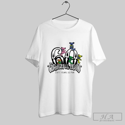 Grateful Dead Diamond Bears 60 Years So Far T Shirts - clothing by TeeHivey.com