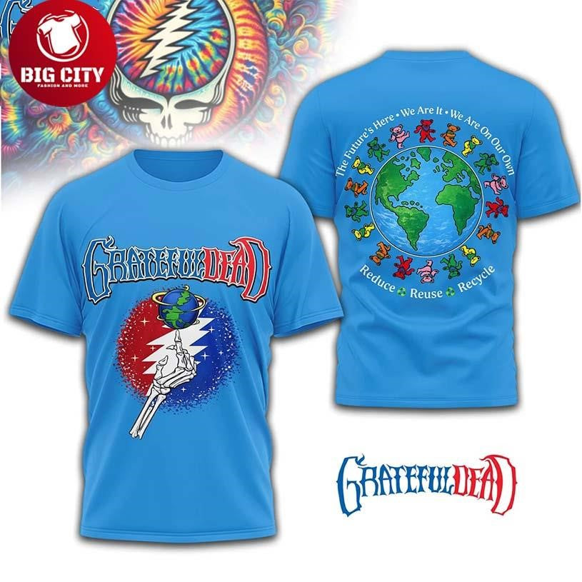 Grateful Dead Earth Day 2026 Sustainable Blue Two Sided Shirt