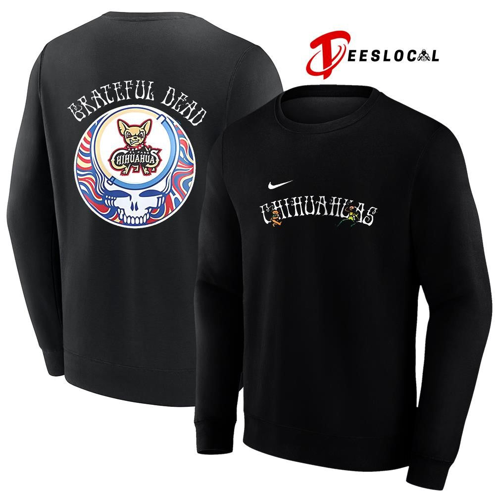 Grateful Dead x El Paso Chihuahuas Triple A logo shirt