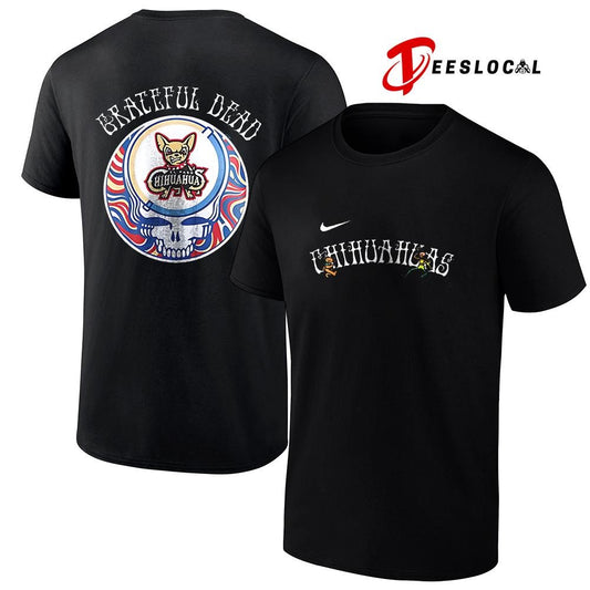 Grateful Dead x El Paso Chihuahuas Triple A logo shirt