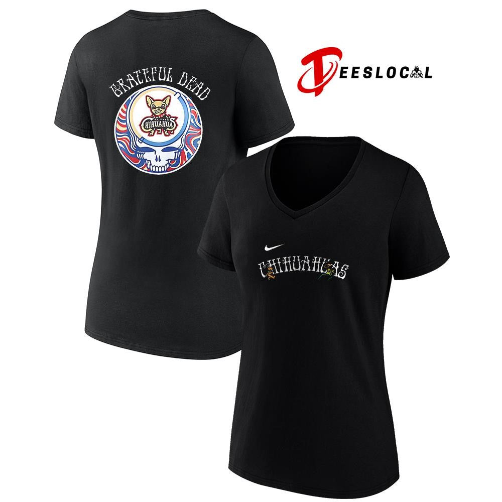 Grateful Dead x El Paso Chihuahuas Triple A logo shirt