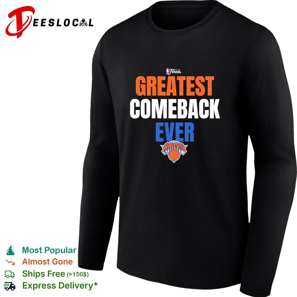 Greatest Comeback Ever New York Knicks NBA Finals shirt
