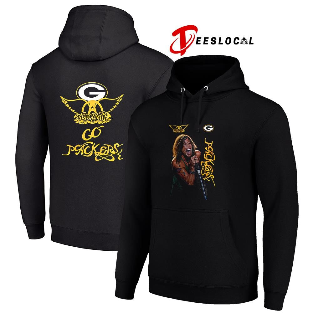Green Bay Packers x Aerosmith graphic shirt
