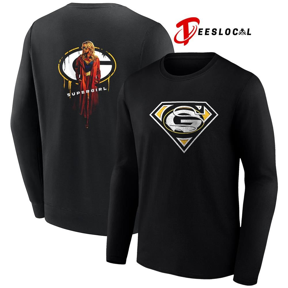 Green Bay Packers x Supergirl graphic shirt