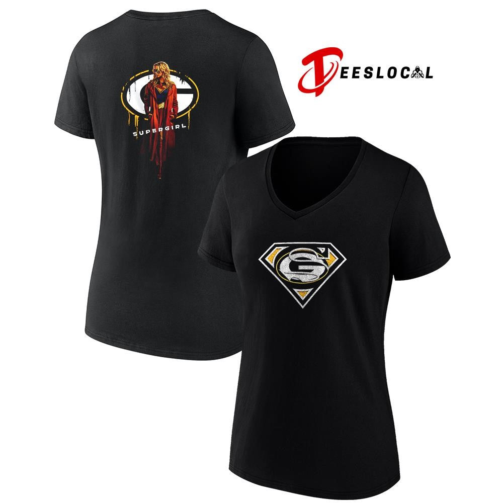 Green Bay Packers x Supergirl graphic shirt