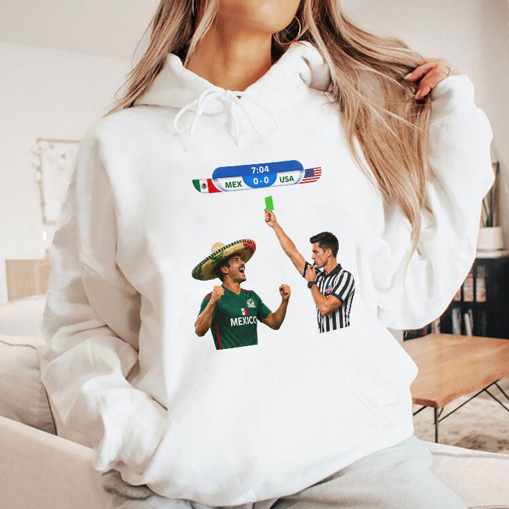 Green Card Soccer Mexico Vs USA Football Meme Shirt