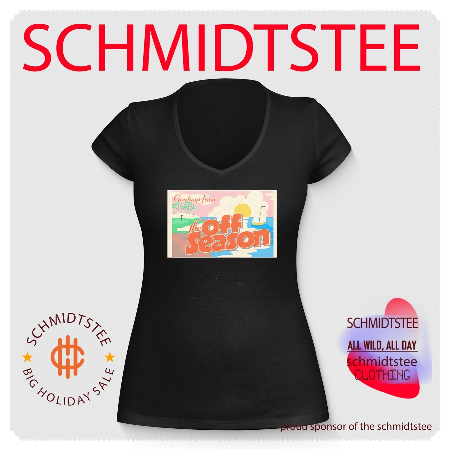 Greetings from the off seasons graphic shirt