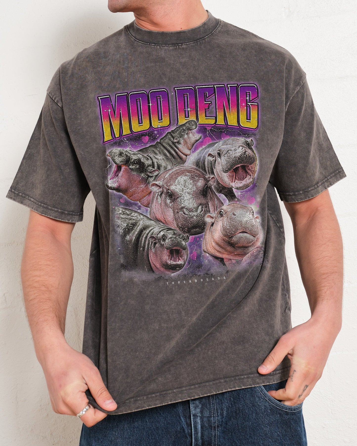 Moo Deng Oversized Tee
