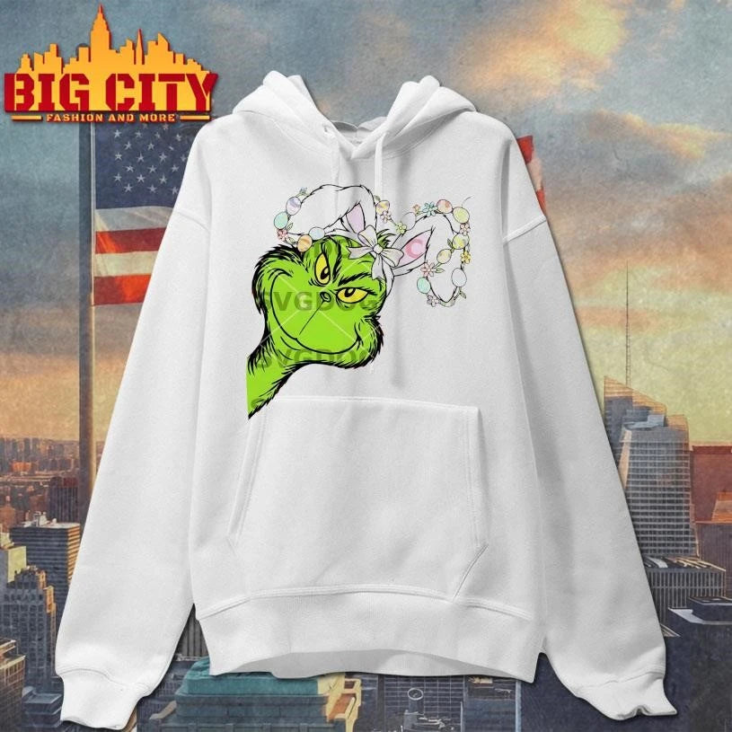 Grinch Bunny Easter Head Shirt