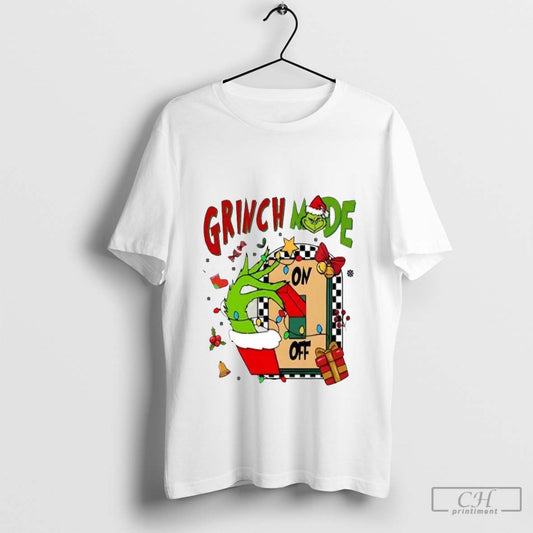 Grinch Mode On Off Christmas 2024 - clothing by TeeHivey.com