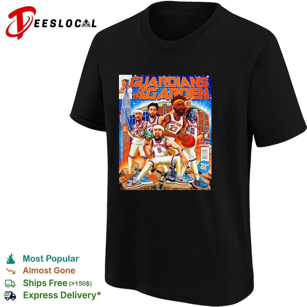 Guardians of the garden Jalen Brunson Karl Anthony Towns Mikal Bridges Josh Hart New York Knicks team shirt