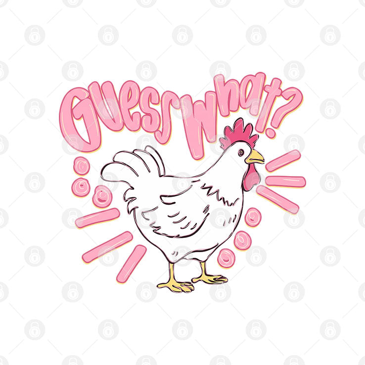 Guess What Chicken Butt T Shirt