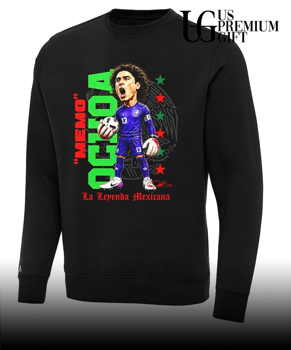 Guillermo Ochoa Mexico National Team Memo Ochoa La Leyenda Mexicana caricature shirt