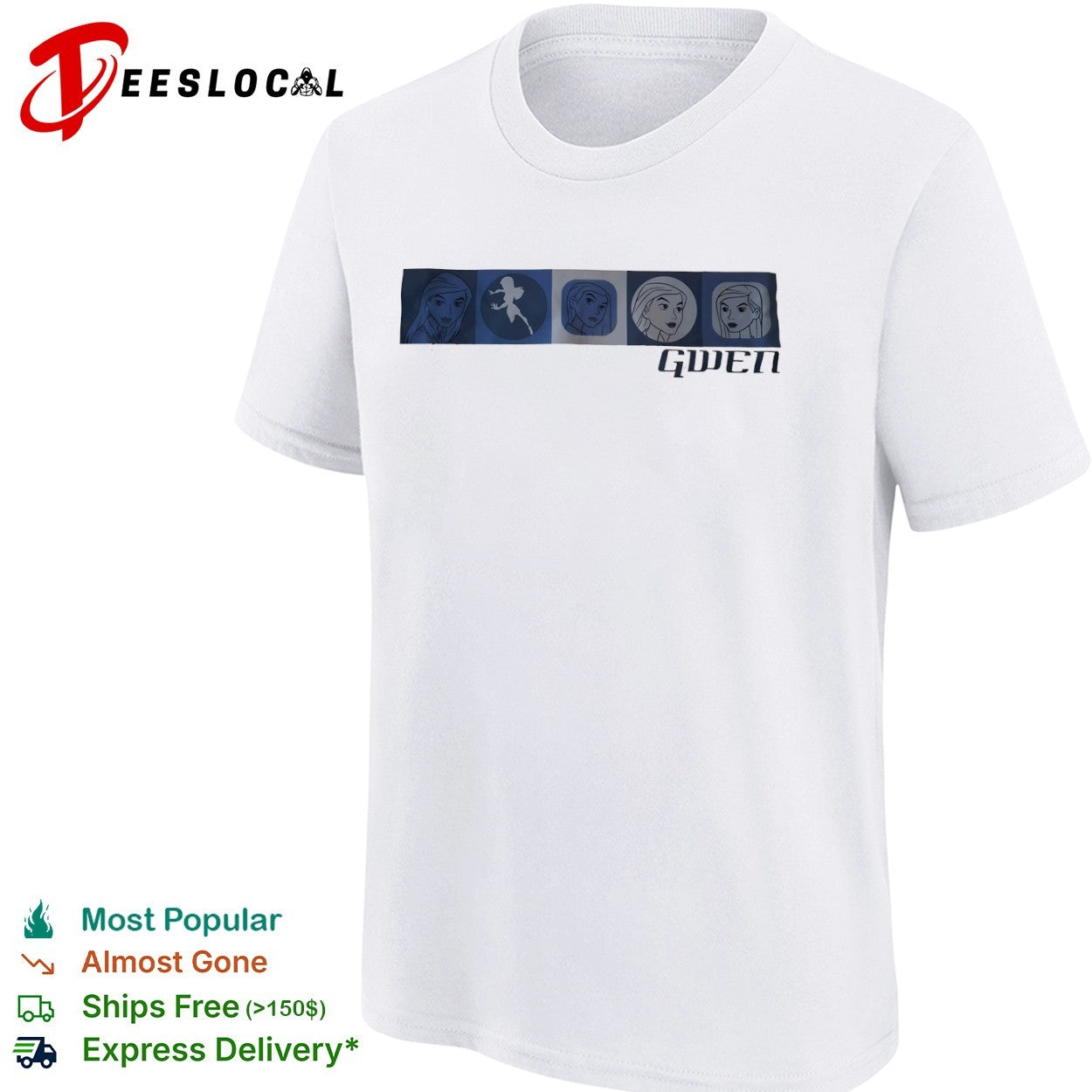 Gwen Tennyson Ben 10 Animated Series Cartoon Network Character shirt