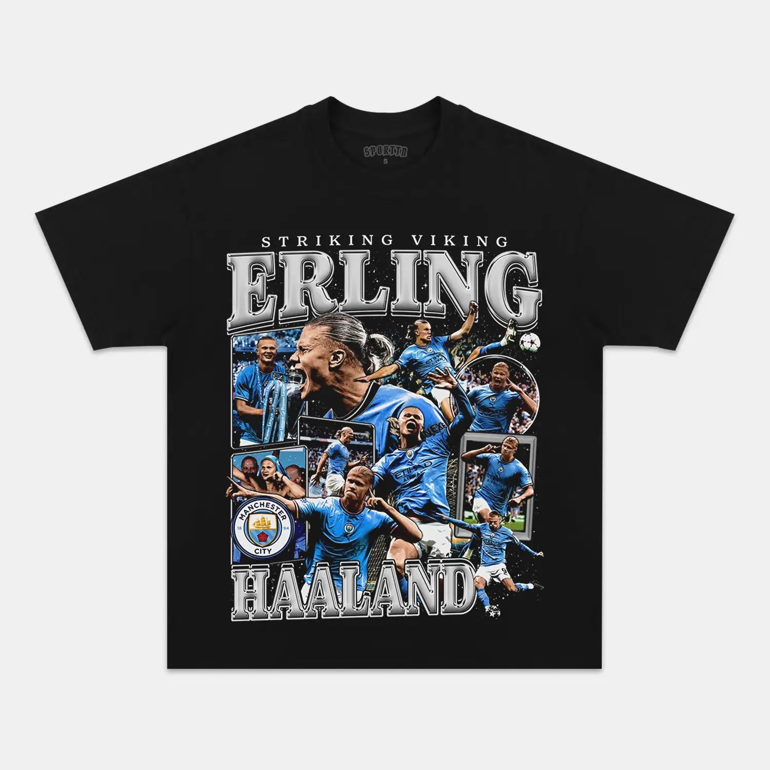 HAALAND V2 TEE Style002 - clothing by TeeHivey.com (Image 1)