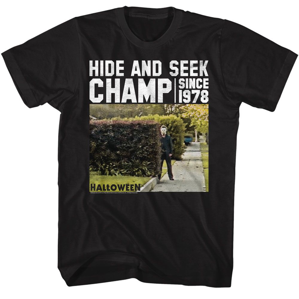 Halloween - Hide & Seek Bushes - Short Sleeve - Adult - T-Shirt - clothing by TeeHivey.com