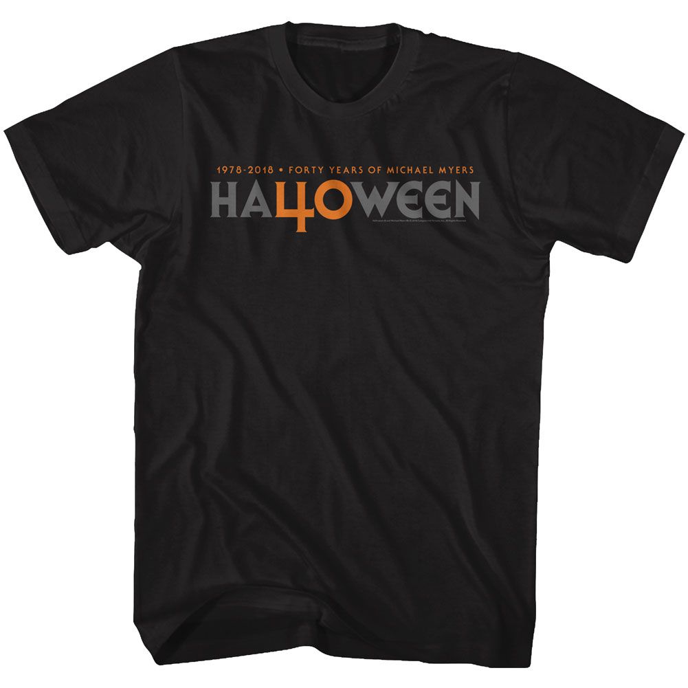 Halloween - 40 Years - Short Sleeve - Adult - T-Shirt - clothing by TeeHivey.com