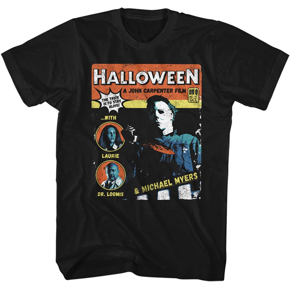 Halloween - Comic - Short Sleeve - Adult - T-Shirt - clothing by TeeHivey.com