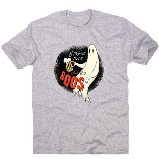 Halloween drinking ghost funny - men's t-shirt