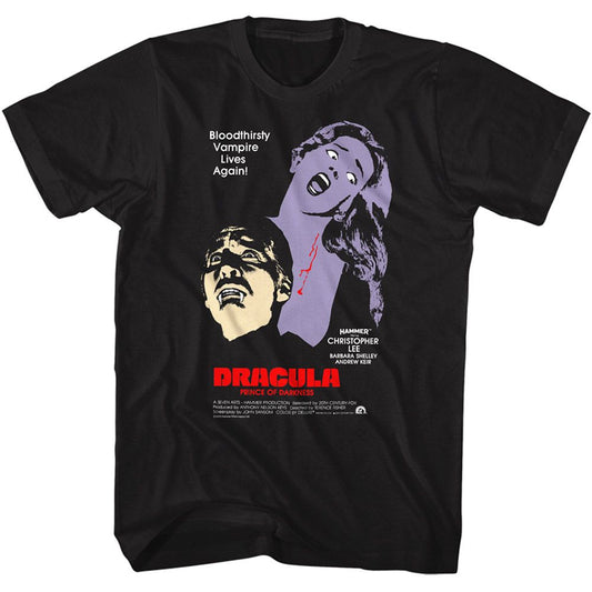 Hammer Horror - Bloodthirsty - Short Sleeve - Adult - T-Shirt
