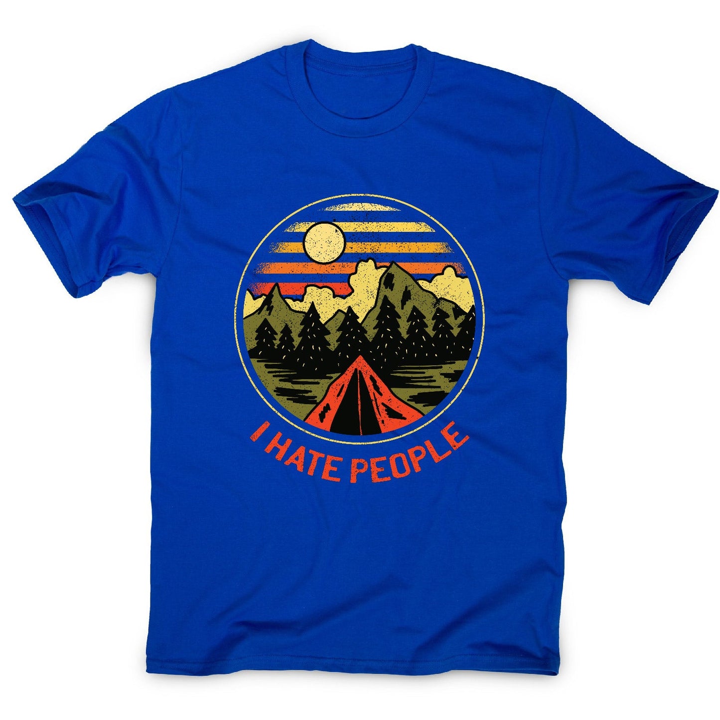 Hate people - men's funny premium t-shirt