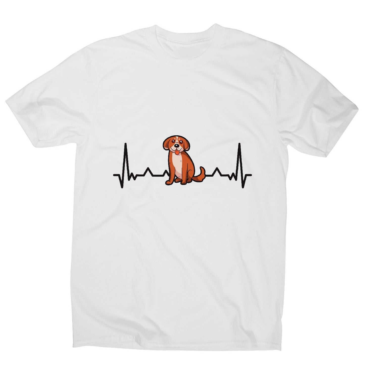 Heartbeat puppy funny - men's funny premium t-shirt