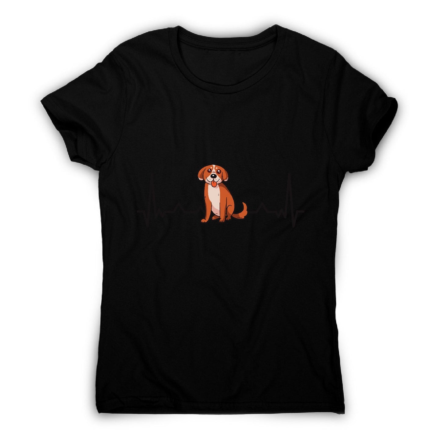 Heartbeat puppy funny - women's funny premium t-shirt