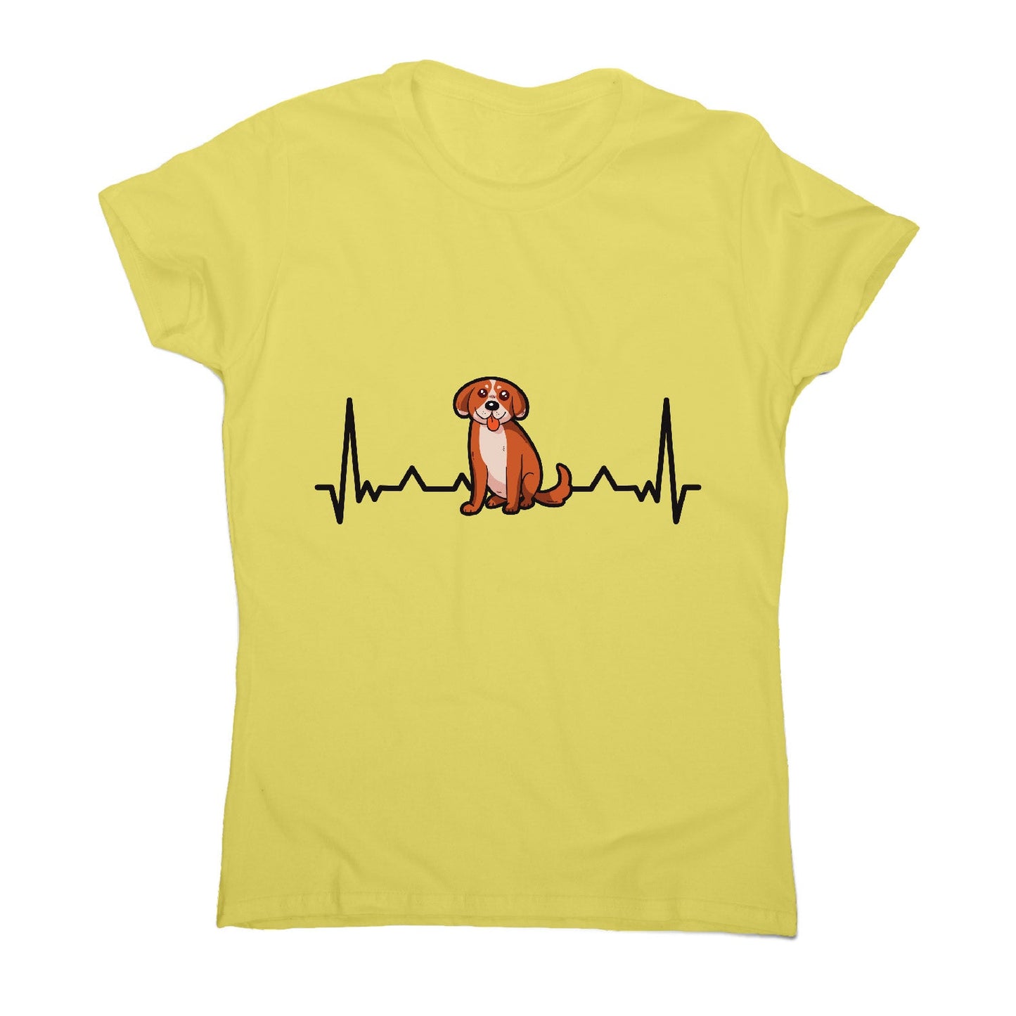 Heartbeat puppy funny - women's funny premium t-shirt