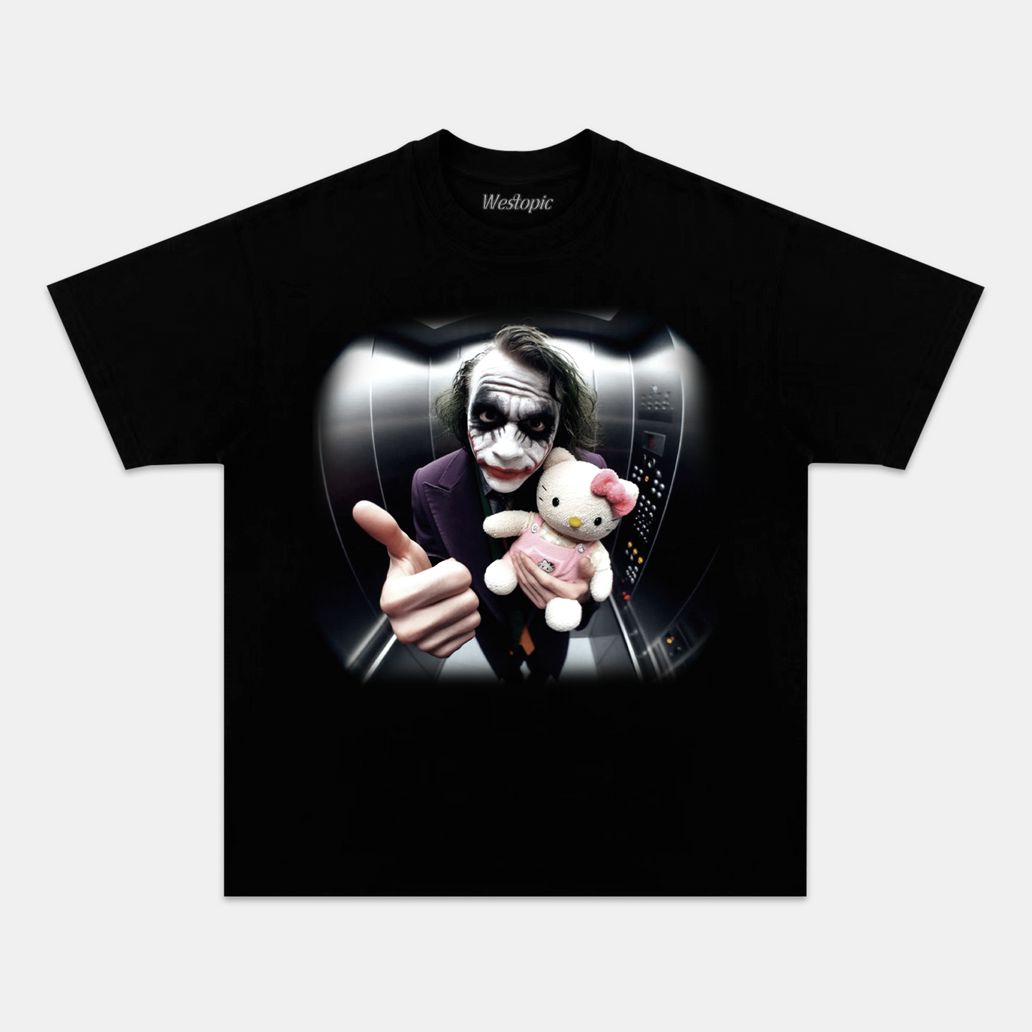 HELLO KITTY & JOKER TEE