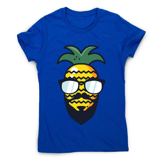Hipster pineapple - women's funny premium t-shirt