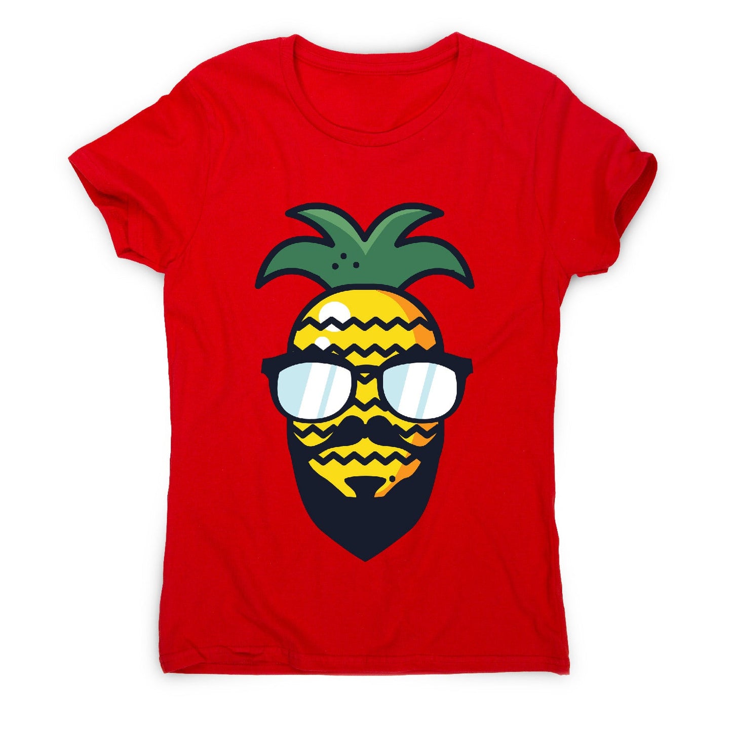 Hipster pineapple - women's funny premium t-shirt