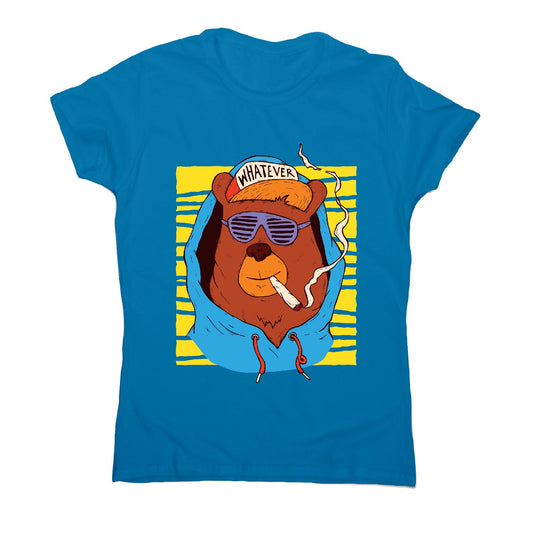 Hip hop bear - funny women's t-shirt