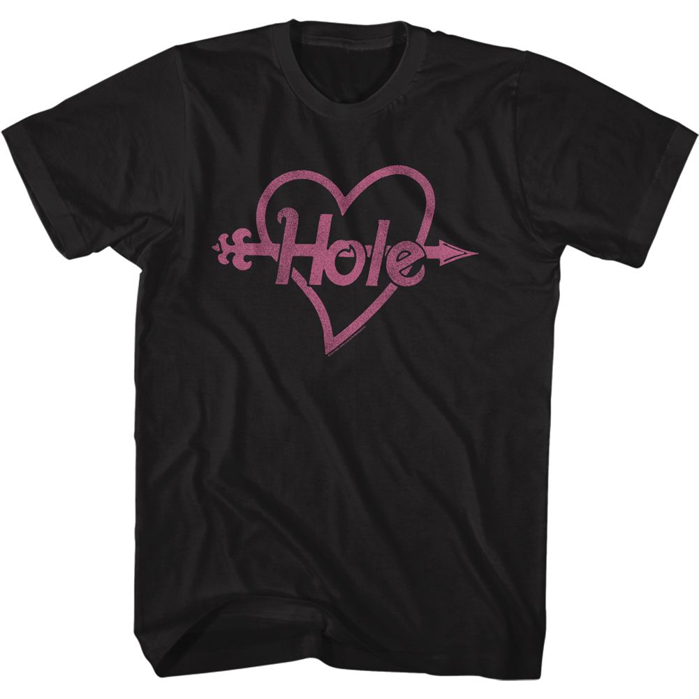 Hole - Pink Heart & Arrow - Short Sleeve - Adult - T-Shirt - clothing by TeeHivey.com