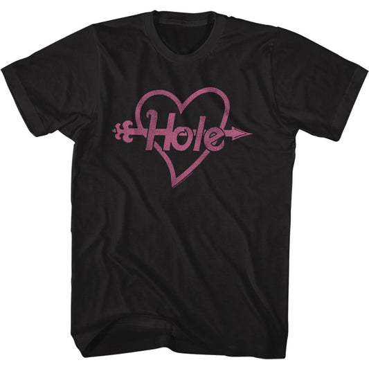 Hole - Pink Heart & Arrow - Short Sleeve - Adult - T-Shirt - clothing by TeeHivey.com