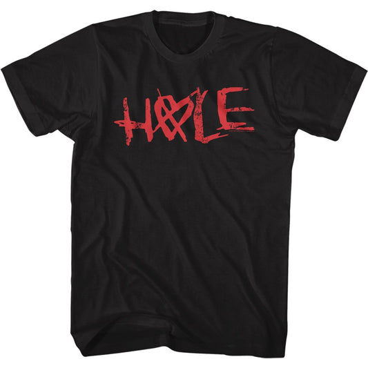 Hole - Crossed Heart Logo - Short Sleeve - Adult - T-Shirt