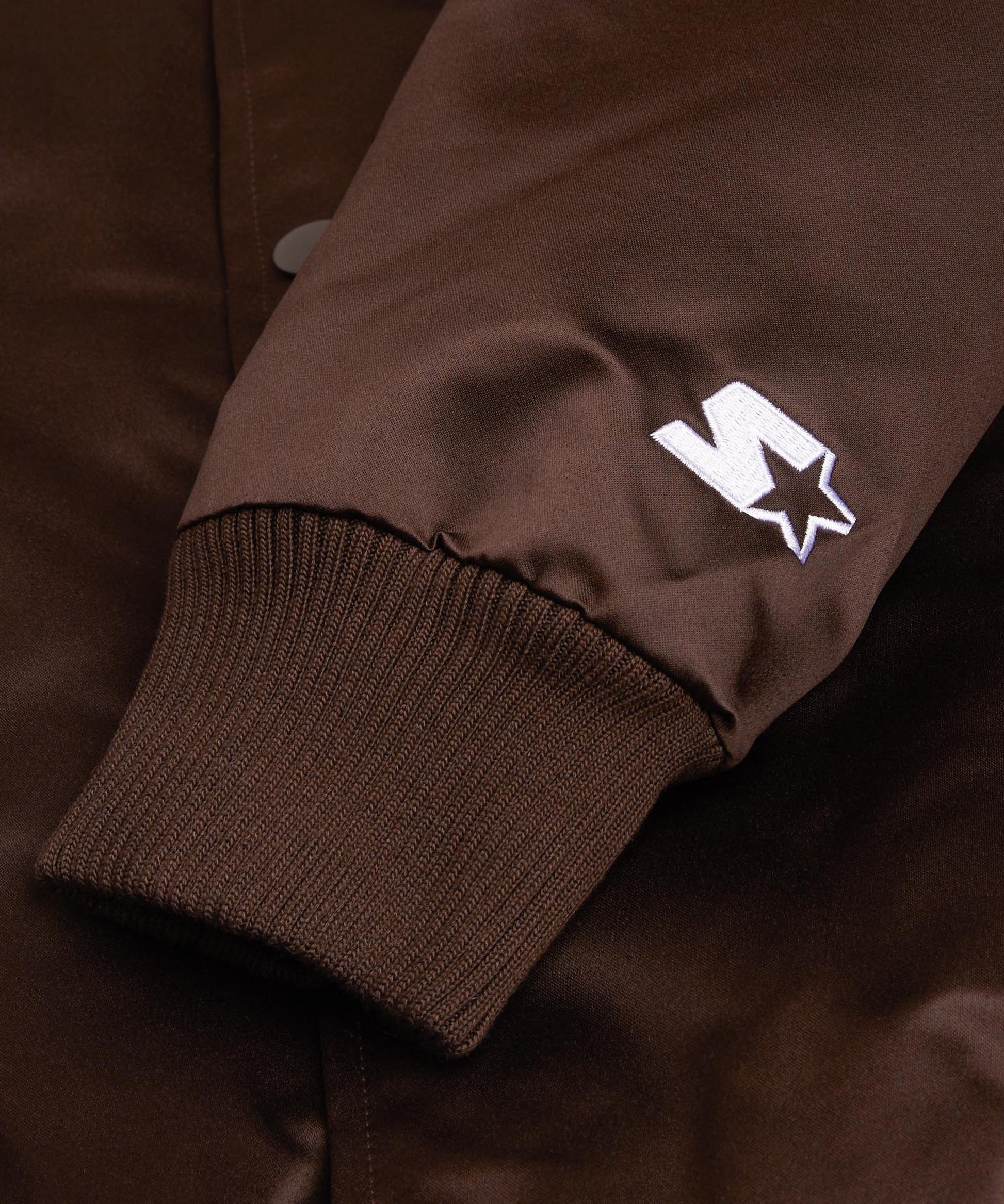 HOMAGE X Starter Browns Heavyweight Satin Jacket
