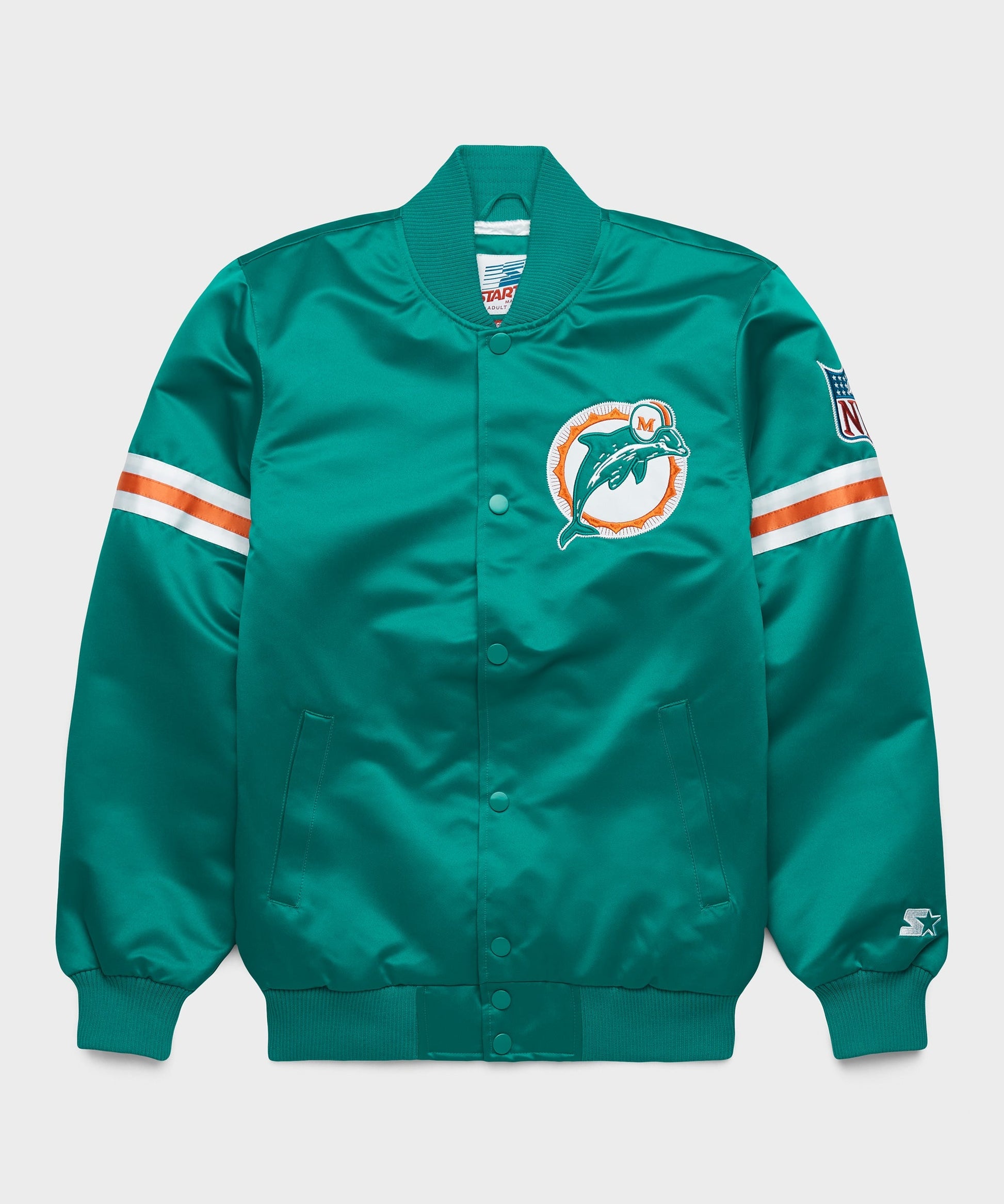 HOMAGE X Starter Dolphins Heavyweight Satin Jacket